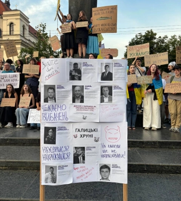 У середу на площі перед пам’ятником Тарасу Шевченку у Львові відбудеться п’ята акція протесту