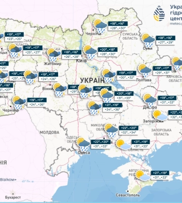 Найближчі дні в Україні будуть теплішими, на півдні - спека