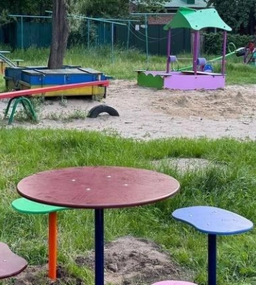 У Полтавській громаді відремонтували одинадцять дитячих майданчиків