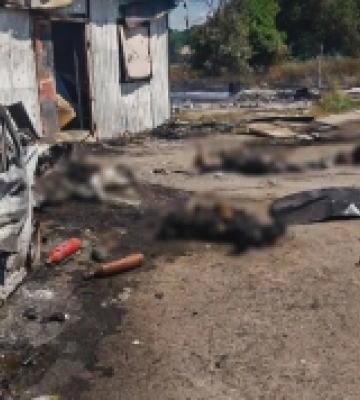 Росіяни обстріляли пункт видачі гумдопомоги на Харківщині – п&#039;ятеро загиблих