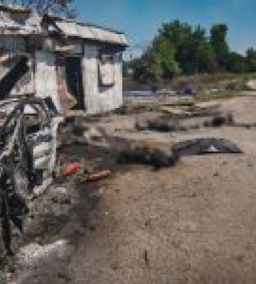 Внаслідок обстрілу на Харківщині загинули п’ятеро людей під час отримання гумдопомоги
