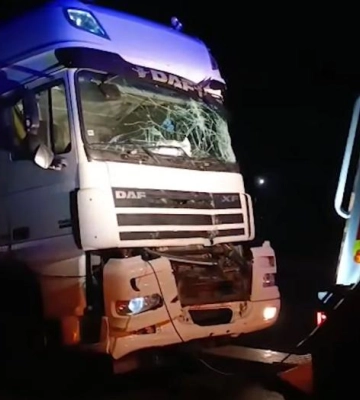 Неподалік Квасилова сталася ДТП за участі чотирьох вантажівок (ВІДЕО)