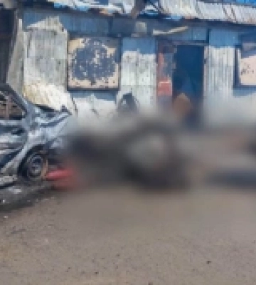 Удар по черзі з гуманітарною допомогою на Харківщині: у лікарні помер поранений