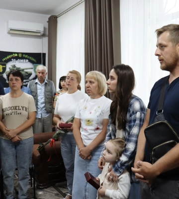На Уманщині родинам чотирьох полеглих захисників передали державні нагороди (ФОТО)