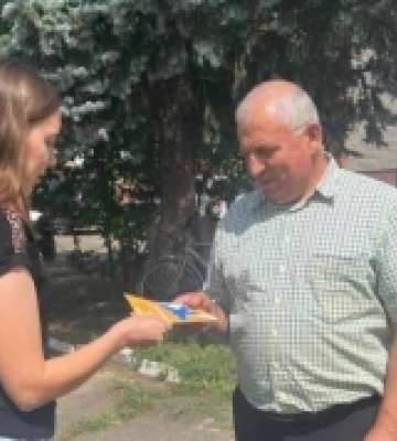 У селі на Волині провели акцію до Всесвітнього дня протидії торгівлі людьми