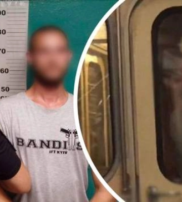 Пьяным катался между вагонами метро ради пари: в Киеве задержали &quot;зацепера&quot;