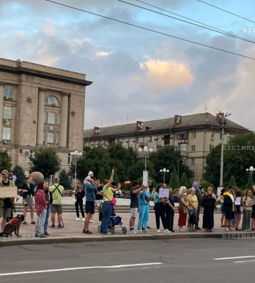Стоп 12414: у Черкасах до ста людей зібралися на мітинг (ФОТО)