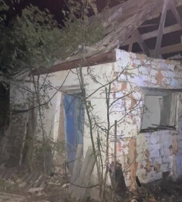 Вночі ворог атакував Полтавщину БпЛА: пошкоджено приватний будинок. ФОТО