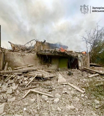 Росіяни за добу 475 разів били по Запорізькій області, двоє поранених