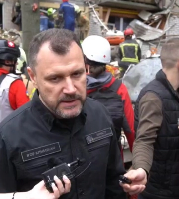 Клименко: це було пряме влучання ракети у будинок в Києві