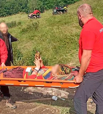 На Хустщині біля Шипота туристка травмувала спину