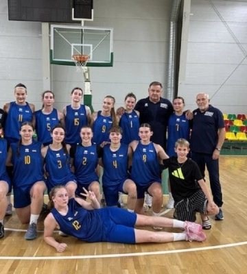 Визначився склад жіночої збірної України U-20 на Євробаскет