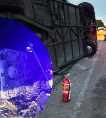 Травмовані пасажири, серед яких діти – поліцейські встановлюють обставини ДТП у Баштанці за участі рейсового автобусу