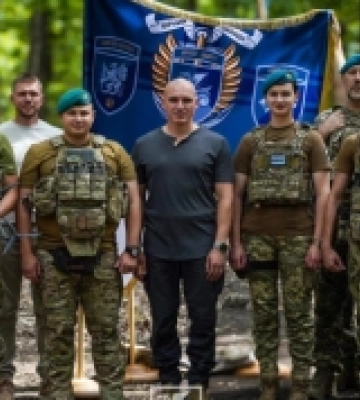 Миколаївська громада привітала 36 окрему бригаду морської піхоти з річницею
