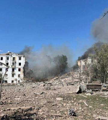 До двох зросла кількість загиблих внаслідок вчорашнього ворожого удару по Краматорську