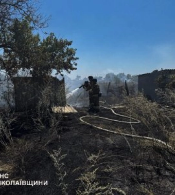 31 липня та в ніч проти 1 серпня на Миколаївщині виникло 35 пожеж