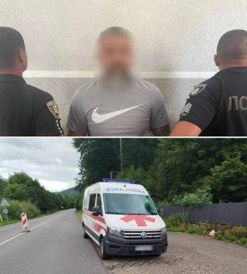 Перевозив ухилянтів з Київщини до Закарпаття на &quot;швидкій&quot; (ФОТО)