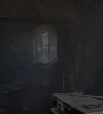 Пожежа на СТО в Черкасах: двоє постраждалих у лікарні