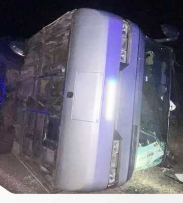 На Миколаївщині внаслідок ДТП перекинувся автобус із пасажирами - поліція шукає свідків На Миколаївщині внаслідок ДТП перекинувся автобус із пасажирами - поліція шукає свідків