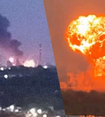 У Рязані, Феодосії та Новокуйбишевську – масштабні пожежі: ймовірно, горять НПЗ та нафтобази