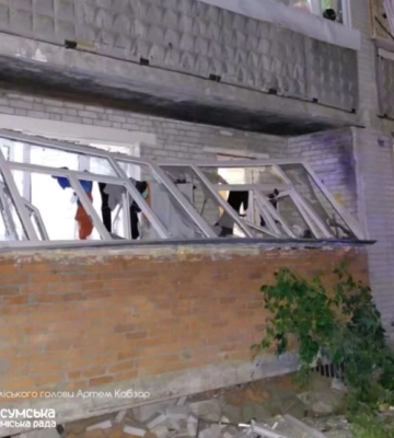 Вранці в Сумах працюватиме штаб з ліквідації наслідків ворожої атаки