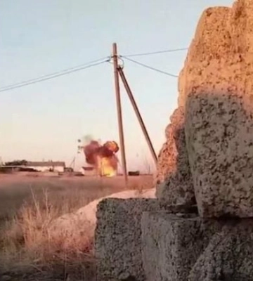 Утренний взрыв в Мелитополе: уничтожены кадыровцы и техника РЭБ – ГУР (видео)