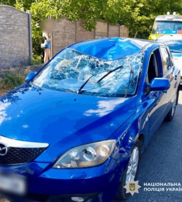 На Одещині автомобіль збив пішохода