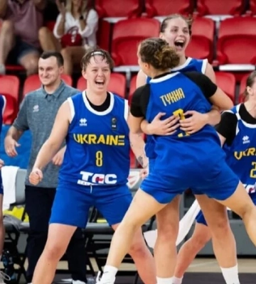 Жіноча збірна України U-20 впевнено виграла стартовий матч Євробаскету Жіноча збірна України U-20 впевнено виграла стартовий матч Євробаскету