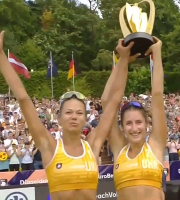 Сум’янка виграла чемпіонат Європи з пляжного волейболу