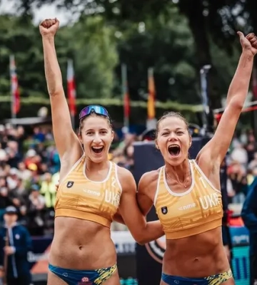 Україна вперше у своїй історії виграла чемпіонат Європи з пляжного волейболу