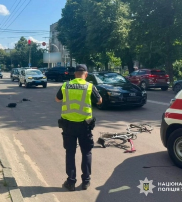 У Житомирі 14-річний велосипедист загинув під колесами автомобіля 