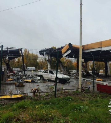 Cтало відомо про стан поранених під час ракетної атаки на АЗС Дніпра