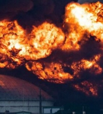 Ракетний удар по нафтобазі у Кривому Розі завдав збитків на 117 мільйонів гривень