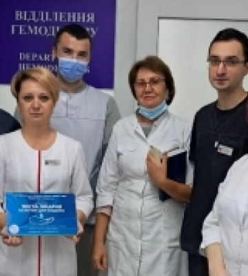 Відділення гемодіалізу Волинської обласної лікарні отримало статус чистої лікарні