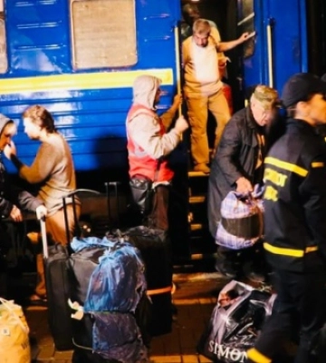 На Кіровоградщину прибув останній евакуаційний потяг з Донеччини