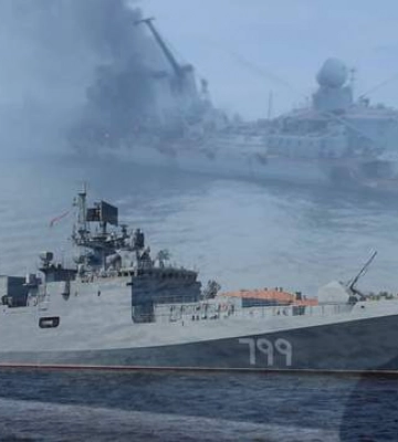 В соцсетях подтверждают повреждение фрегата Адмирал Макаров в оккупированном Севастополе