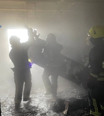 На Волині з пожежі врятували чоловіка. Фото