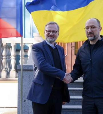В Киев прибыл премьер Чехии Фиала: правительства стран провели совместное заседание