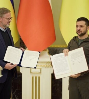 Зеленский и премьер Чехии Фиала подписали Совместную декларацию о евроатлантической перспективе Украины