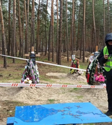 Поліція розслідує розстріл росіянами автомобіля з цивільними на Харківщині