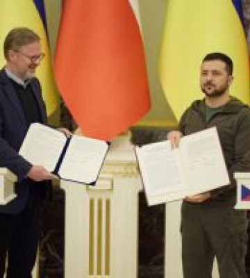 Володимир Зеленський і Петр Фіала підписали Спільну декларацію щодо євроатлантичної перспективи України