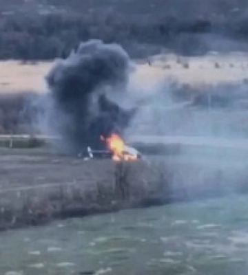 Під Бахмутом ЗСУ збили білоруський вертоліт із бойовиками «Вагнера» (відео)