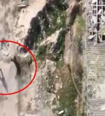Одесские теробороновцы из дрона попали в двух оккупантов. ВИДЕО