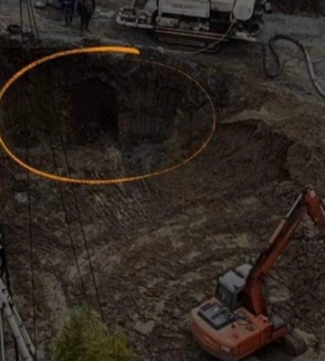 У Дніпрі на будівництві біля ЖК виявили дивну конструкцію