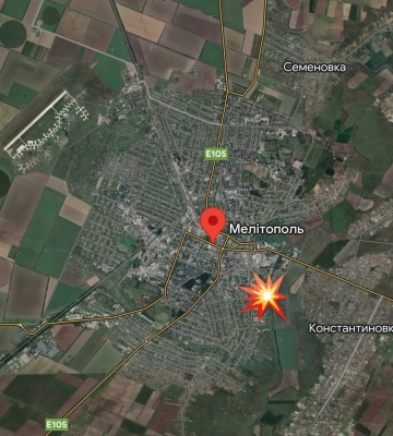 Гарячий ранок в Мелітополі: уражено основний штаб особового складу окупантів