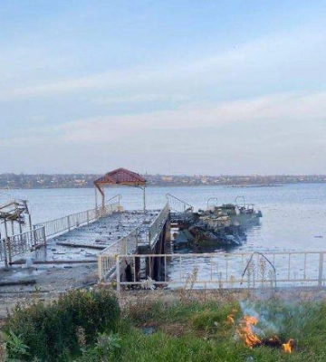 Теперь только вплавь — ВСУ уничтожили российские катера возле Антоновского моста