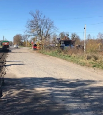 У Жовкві почали ремонт дороги в межах великого транзитного кільця навколо Львова