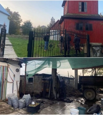 Закарпатець з самого ранку на одній із вулиць свого села підпалив сім будинків