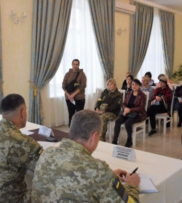 Рідні полонених військовослужбовців зустрілися з керівництвом Ізмаїльського прикордонного загону