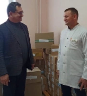 Острозькій лікарні надійшли медикаменти на суму 250 тисяч гривень